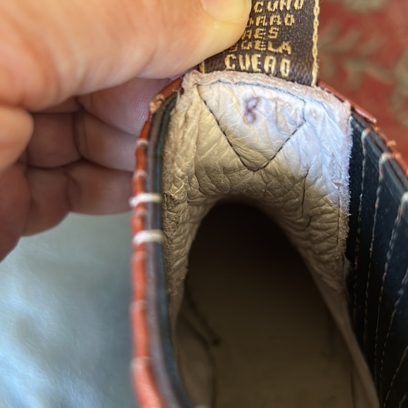 Botines Charro Leather Brown Ankle Boot - Picture 8 of 9